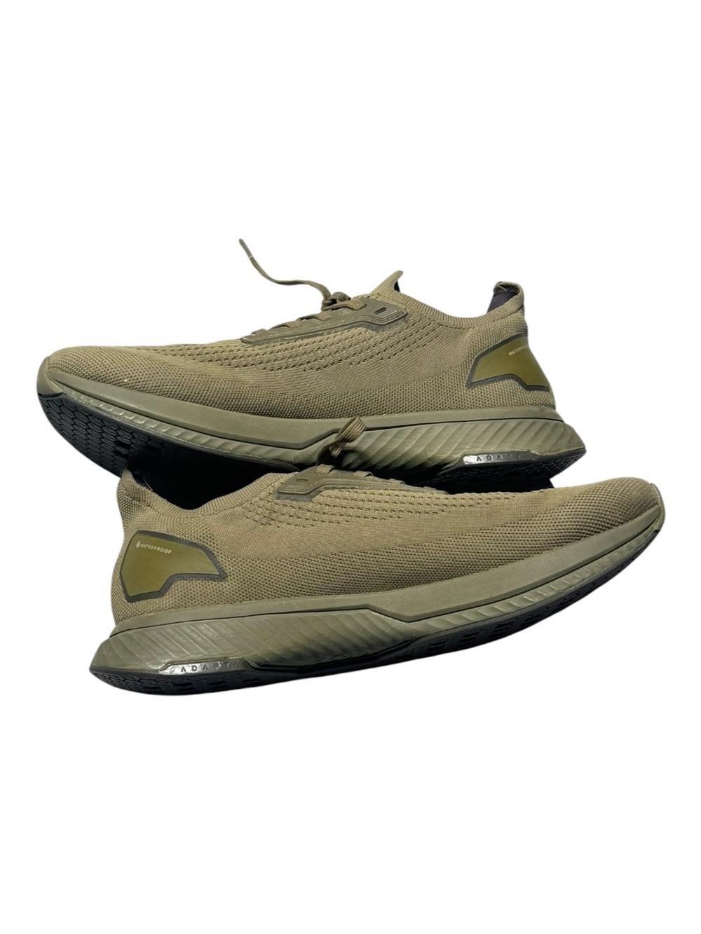 Flux Footwear Adapt Waterproof Runners Mens 11.5 Olive Green Hiking Running